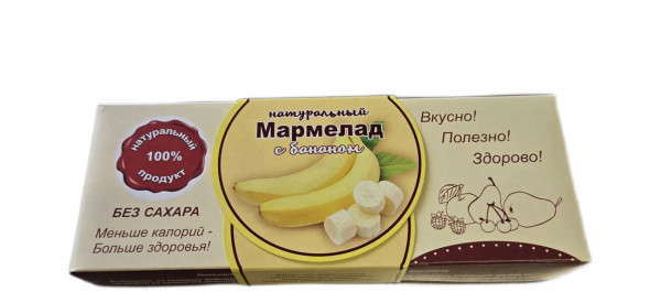 №2 Мармелад натуральный "Банан" 140г  в Воркуте