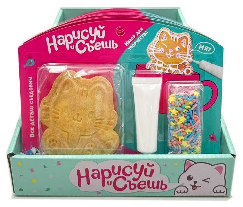  Набор для творчества Нарисуй и съешь "Котёнок" (блок 12шт 59г) в Воркуте