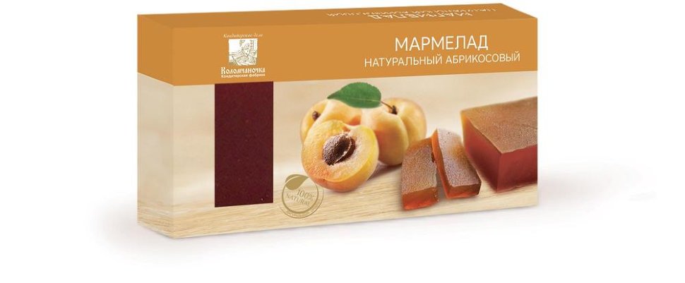  Мармелад пластовый 210г абрикосовый  в Воркуте