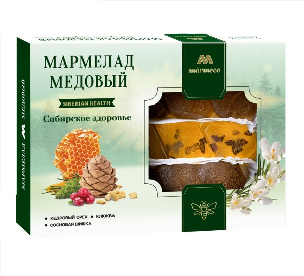 №2 Мармелад медовый "Сибирское здоровье" без сахара 200г  в Воркуте