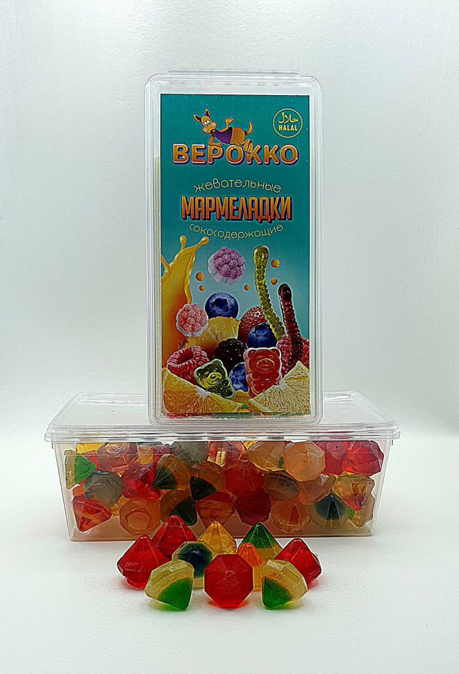  Жевательный мармелад Самоцветы, 250г      в Воркуте